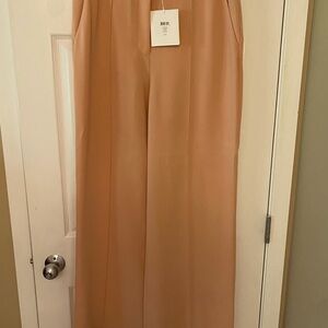 Diane Von Furstenberg Dusty Coral Wide Leg Pants